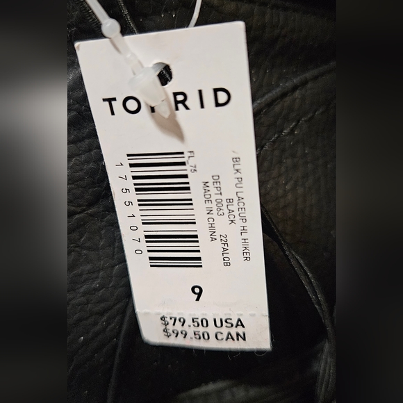 Torrid Hiker lace up hiker boots - Picture 5 of 5